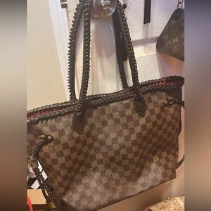 Louis Vuitton, Damir,Ebene, Neverfull, custom braided